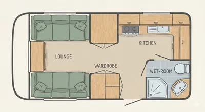 Tab Metropolis floor plan - day mode
