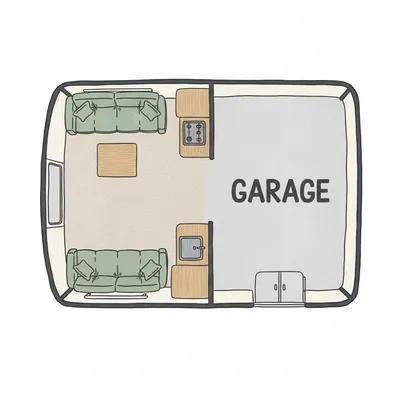 Kimberley Kruiser Offroad floor plan - day mode