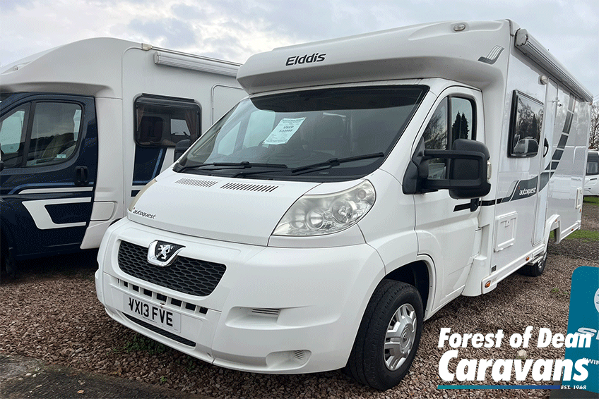 2013 Elddis Autoquest 165 4-Berth with Fixed French Bed