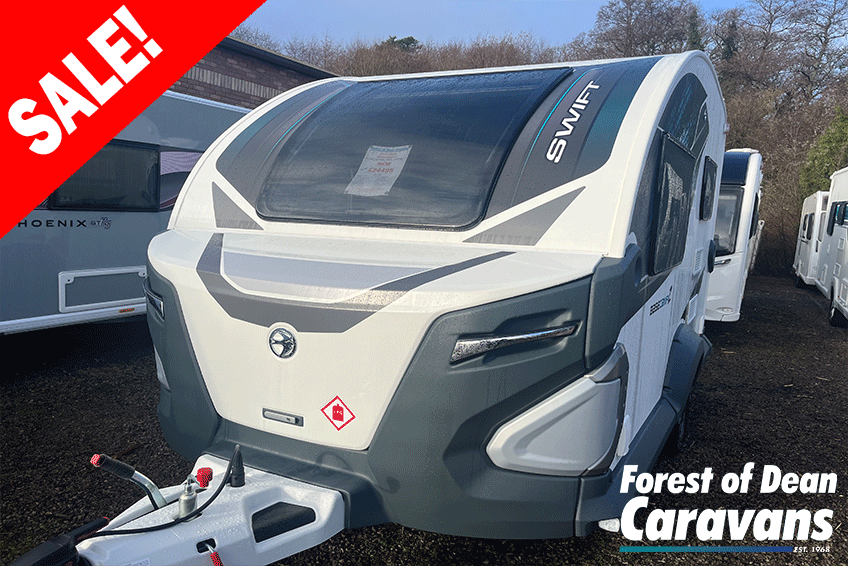 New 2024 Swift Basecamp 2 - Compact 2-Berth Adventure Caravan - Exterior - Front