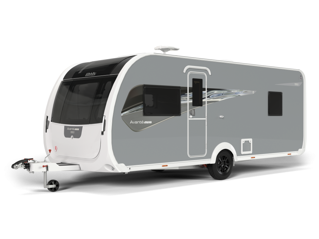 2020 Elddis Avante 550 Apex 2-Berth Caravan with Fixed French Bed