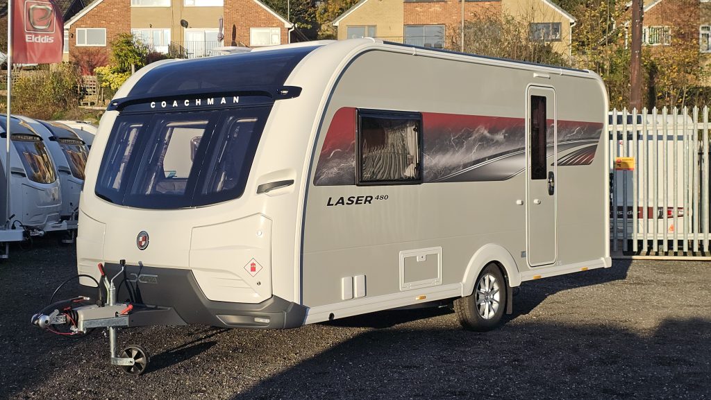 2020 Coachman Laser 2-Berth Caravan with Transverse Island Bed