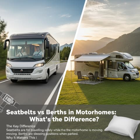 Seatbelts vs Berths in Motorhomes: What's the Difference?