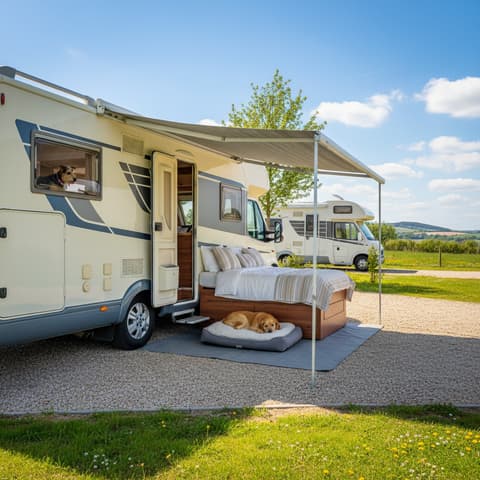 Motorhome layouts that suit dogs without the chaos, a UK buyer guide