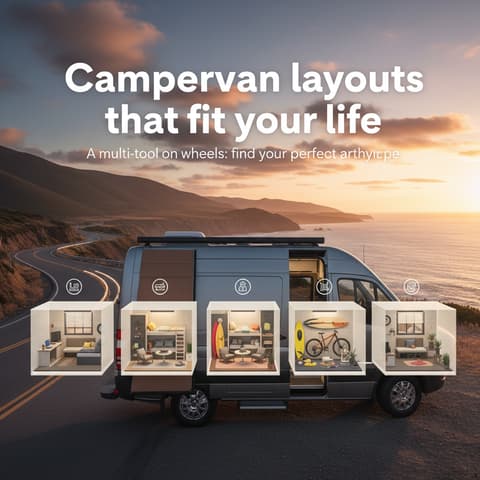 Campervan layouts that fit your life