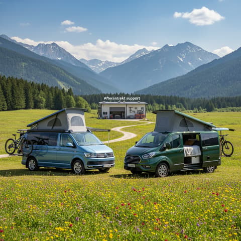 Converting a Ford Transit Custom vs VW Transporter in 2026