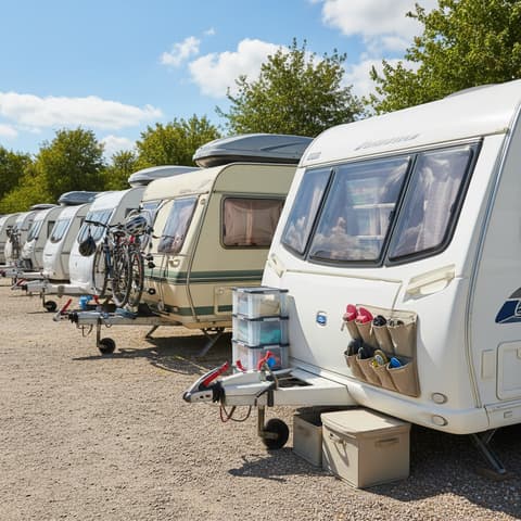 Caravan storage ideas that stop the daily mess