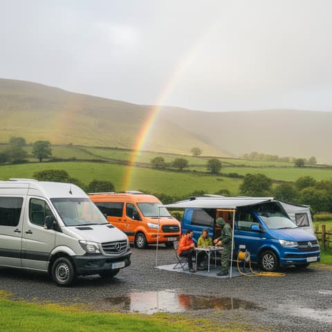 Campervan touring Wales the rain plan that still feels like a holiday