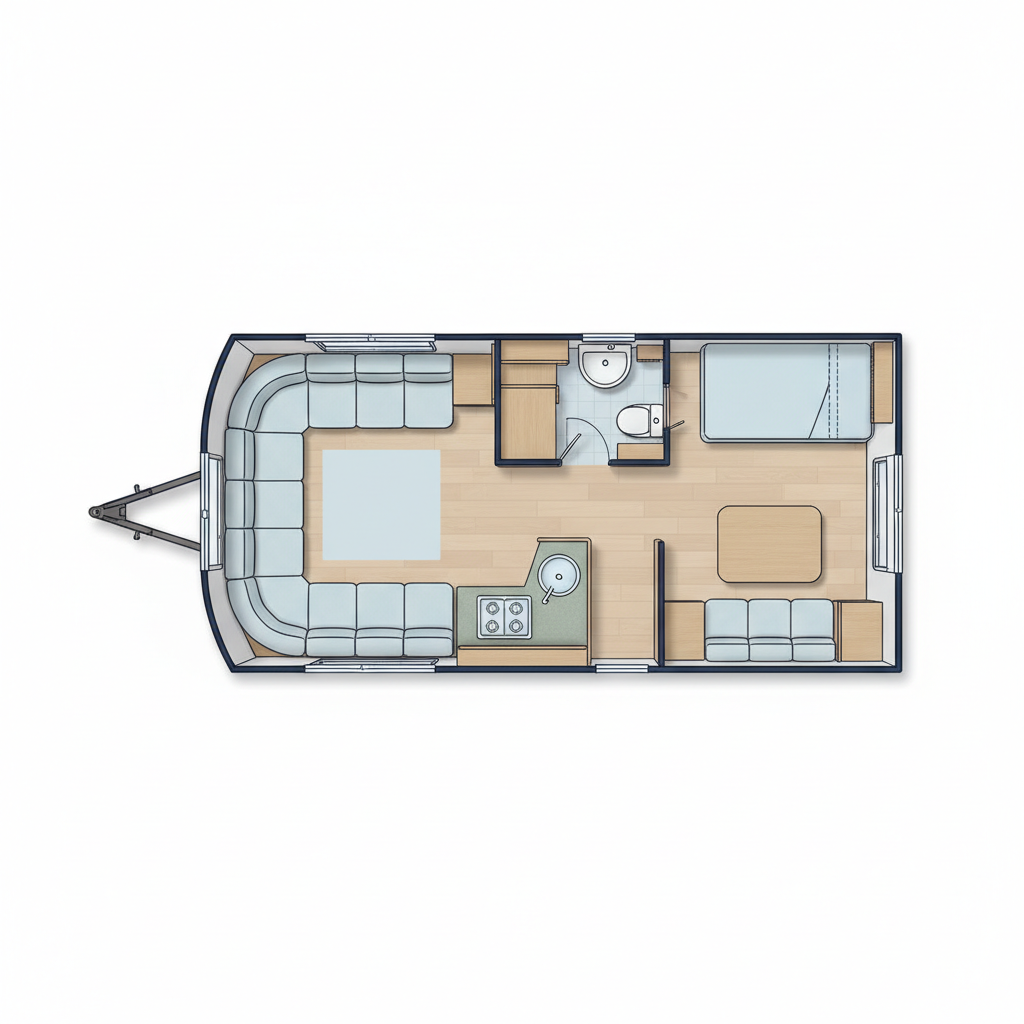 U-Shape Lounge representative family floorplan