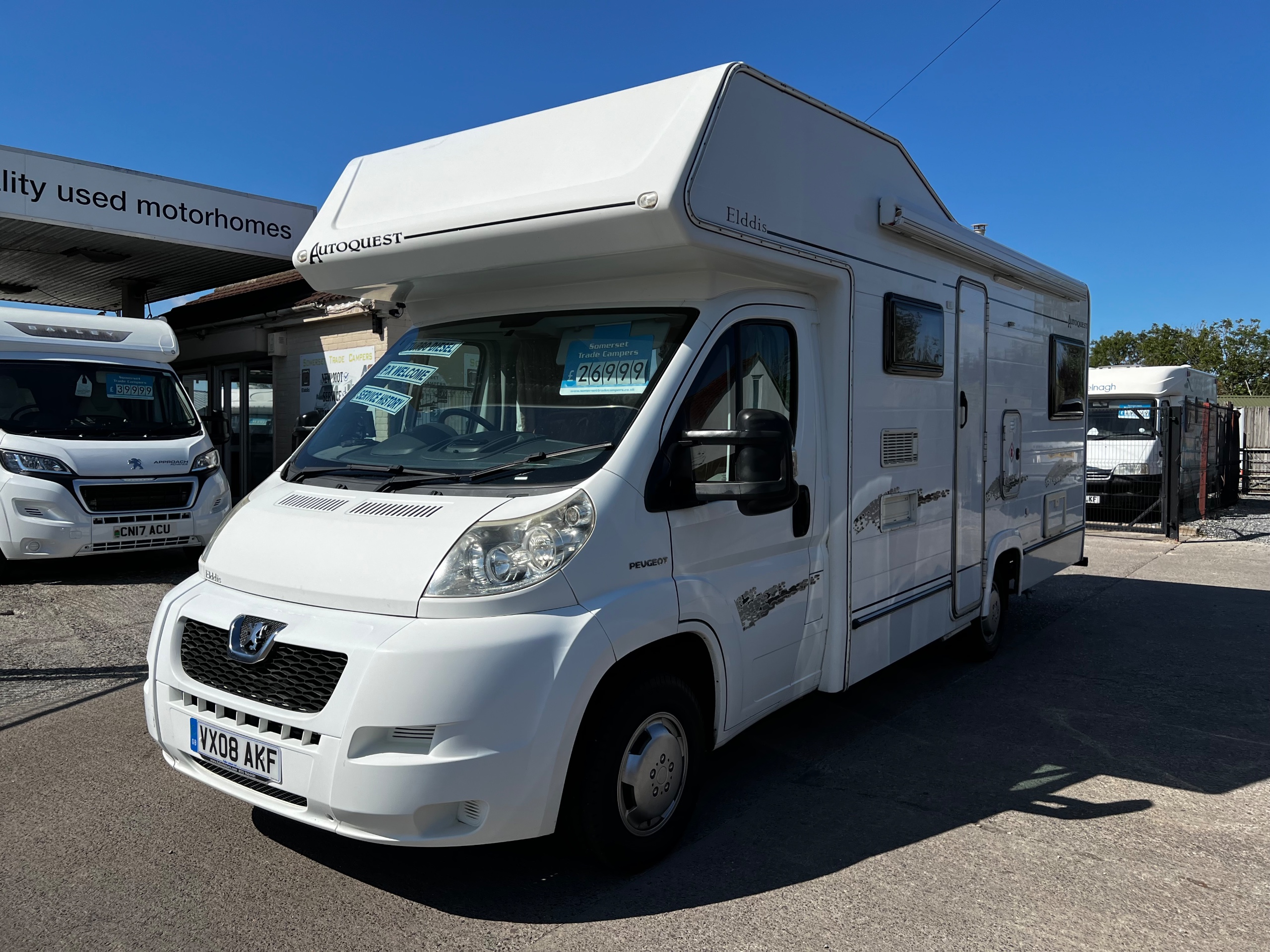 Elddis Autoquest 180 6 berth.  6 belts. Can be driven on normal car licence