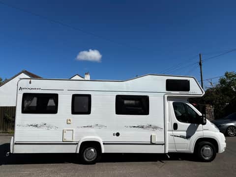 Elddis Autoquest 180 6 berth. 6 belts. Can be driven on normal car licence
