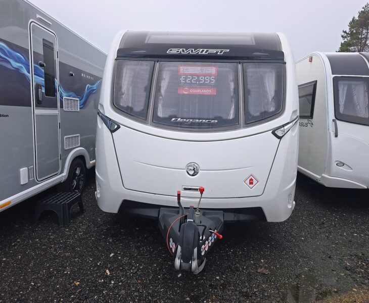 2018 Swift Elegance 650 Twin Axle 4-Berth with Fixed Island Bed