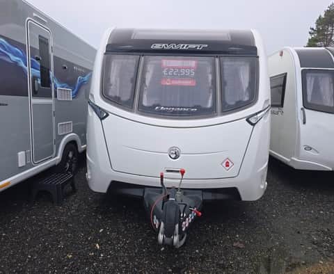 2018 Swift Elegance 650 Twin Axle 4-Berth with Fixed Island Bed