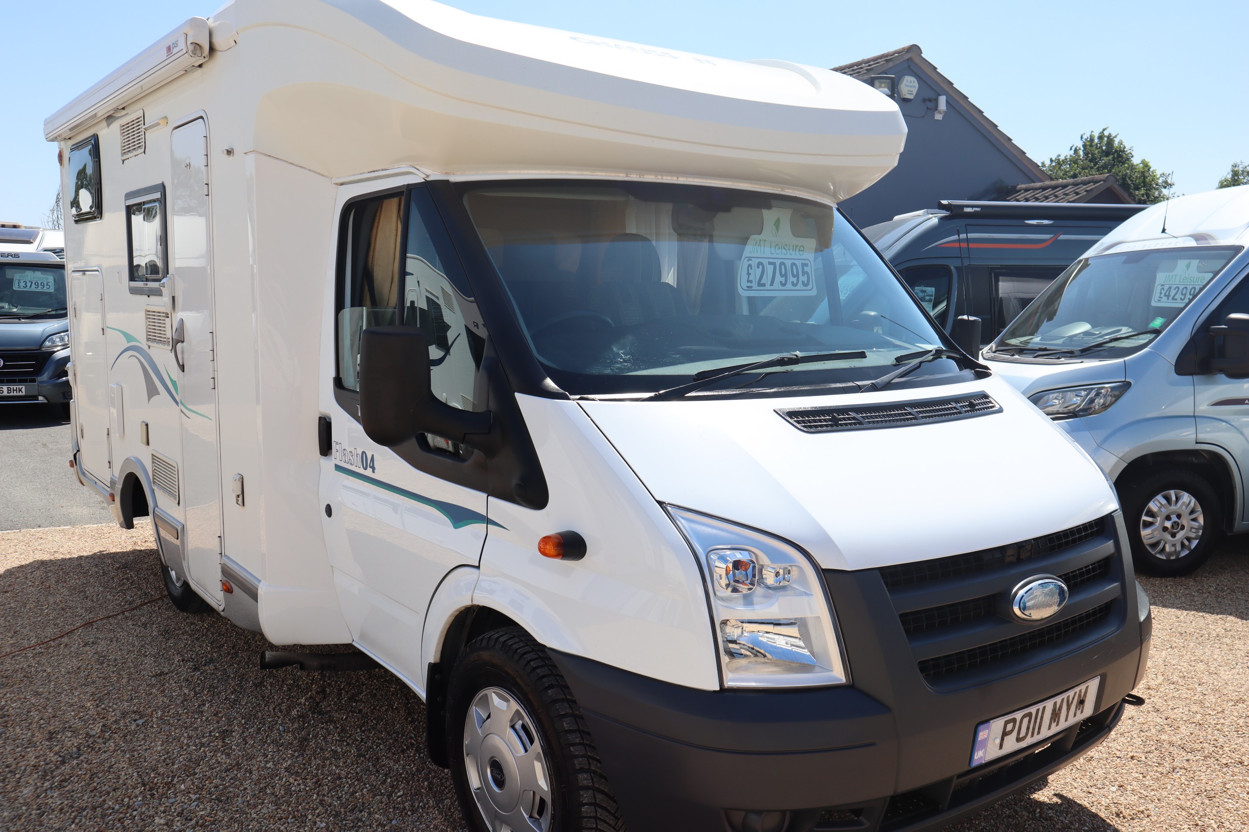 Chausson Flash 04 Ford Transit 2.4 TDci, 3 Berth, 4 Belts, Fixed Bed, Garage, MOT, 12 Months Warranty, Habitation Service