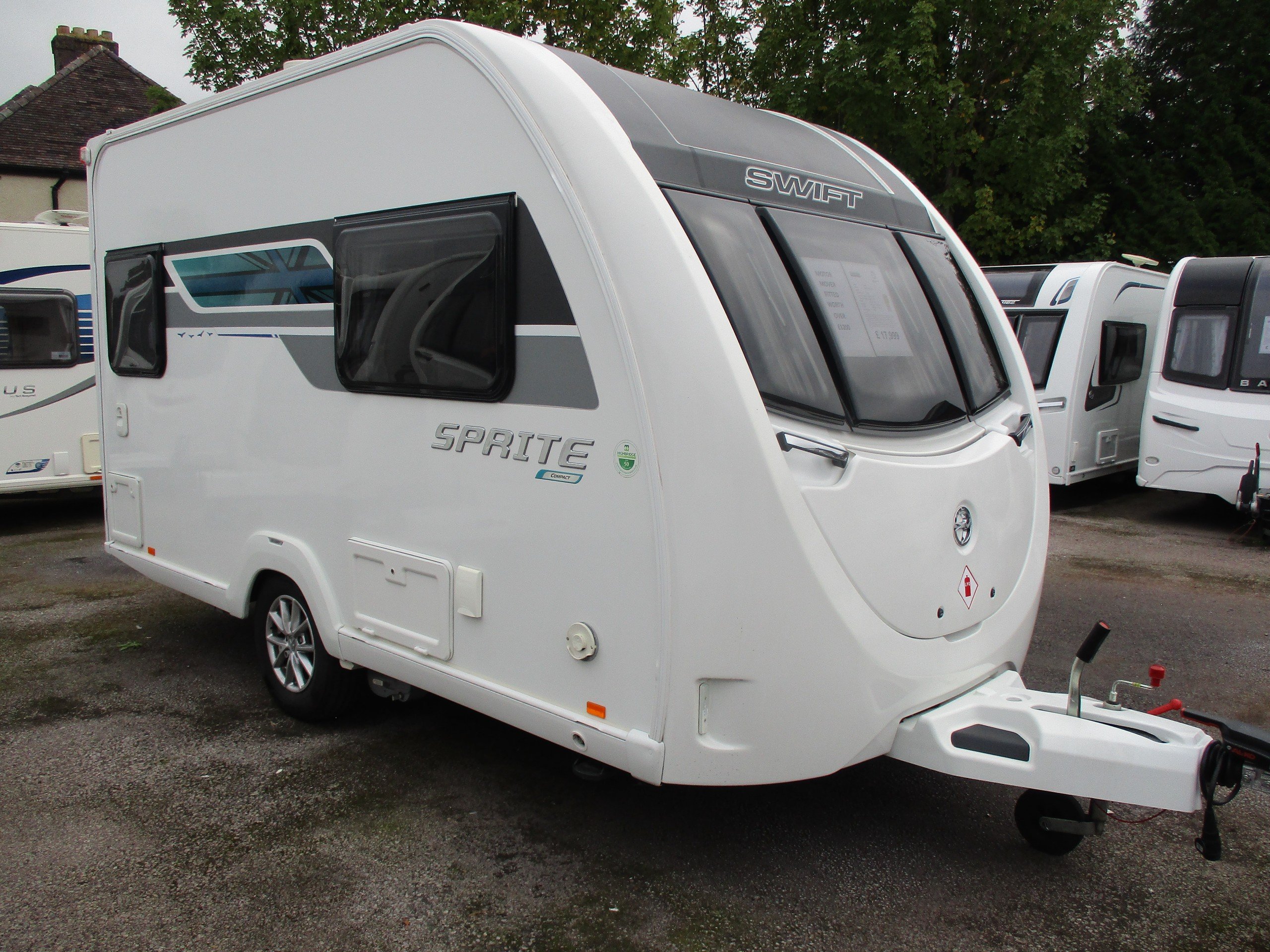 2023 Swift Sprite Compact 2-Berth Caravan with Fitted Motor Mover
