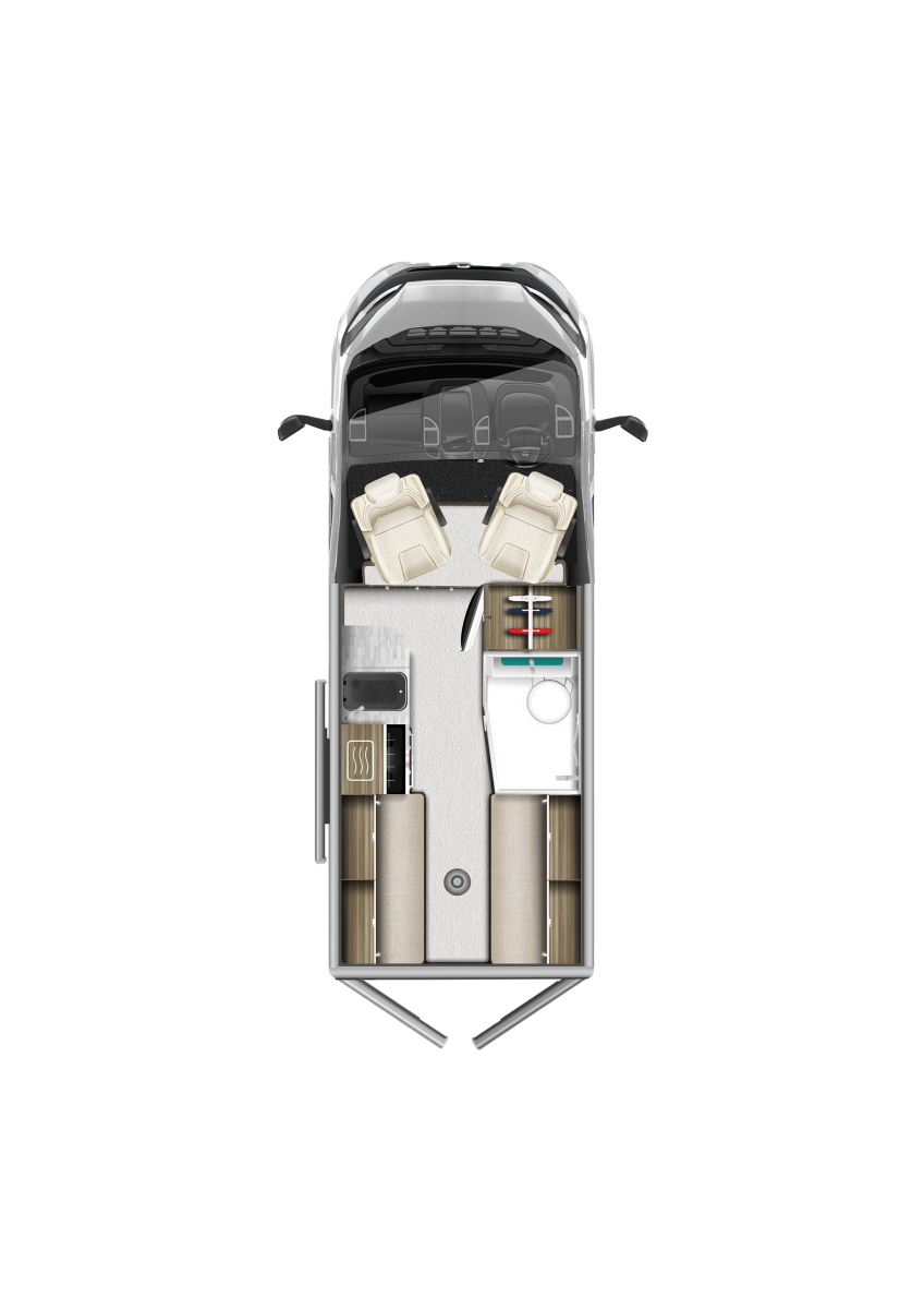 Auto-Trail V-Line 540 SE 140BHP (2024) Compact 2-Berth Rear-Lounge Campervan
