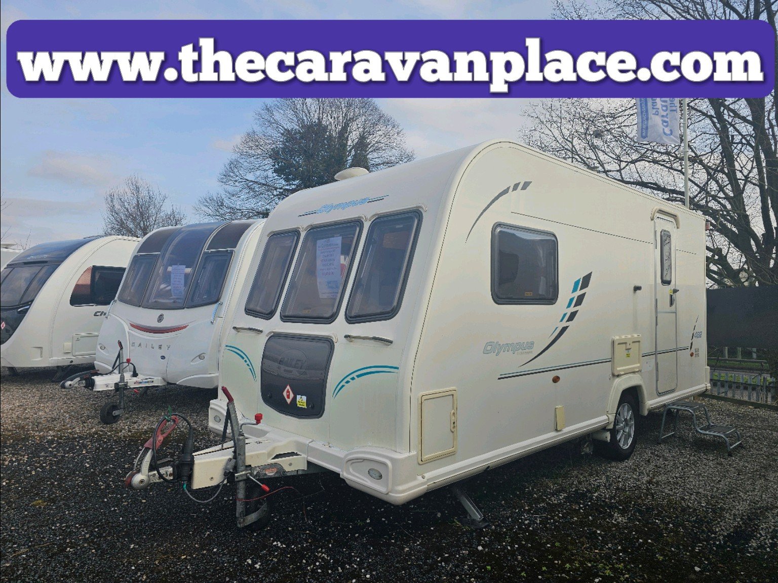 2011 Bailey Olympus 462 - 2-Berth Caravan with End-Washroom
