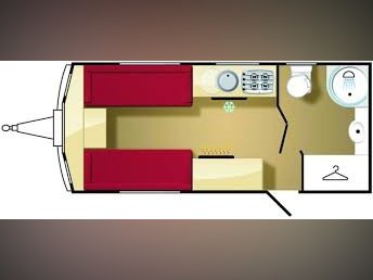 Elddis Avante 462 (2011) Lightweight 2-Berth Caravan with End Washroom