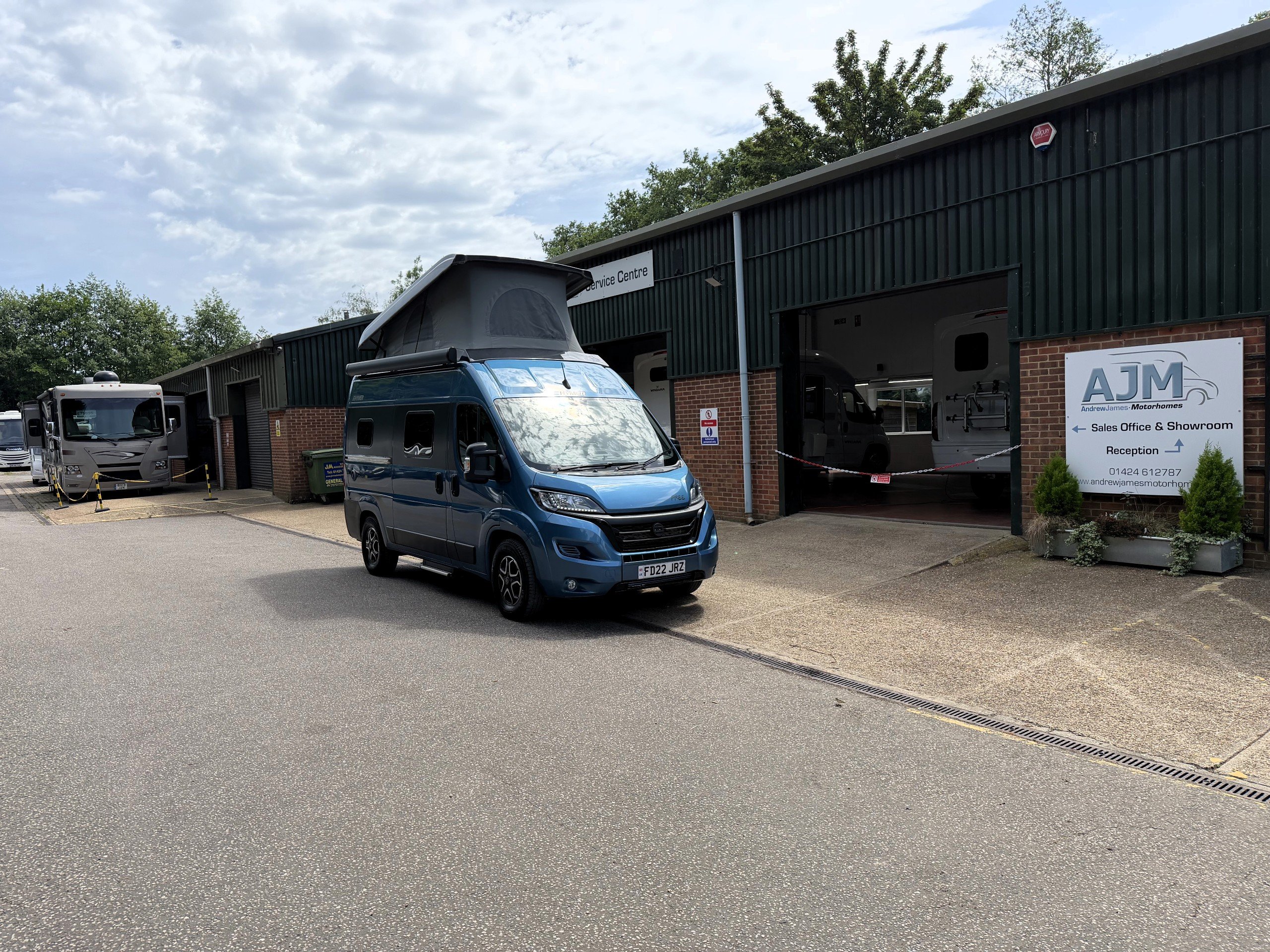 2022 Hymer FREE 540 BLUE EVOLUTION