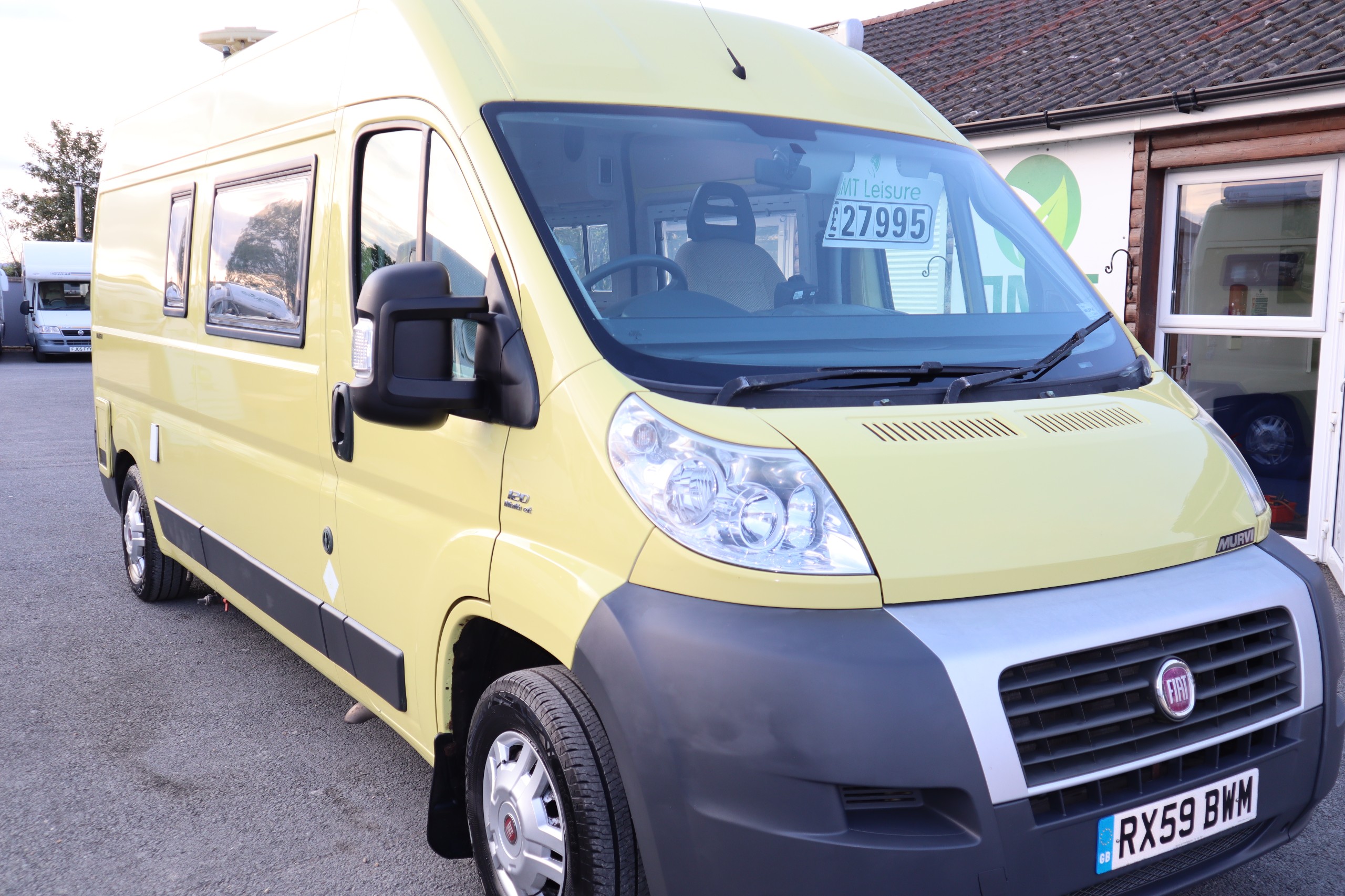 Murvi Morello Fiat Ducato, 2 Berth, 4 Belts, MOT, 1 Owner, FSH, 12 Months Warranty, Habitation Service