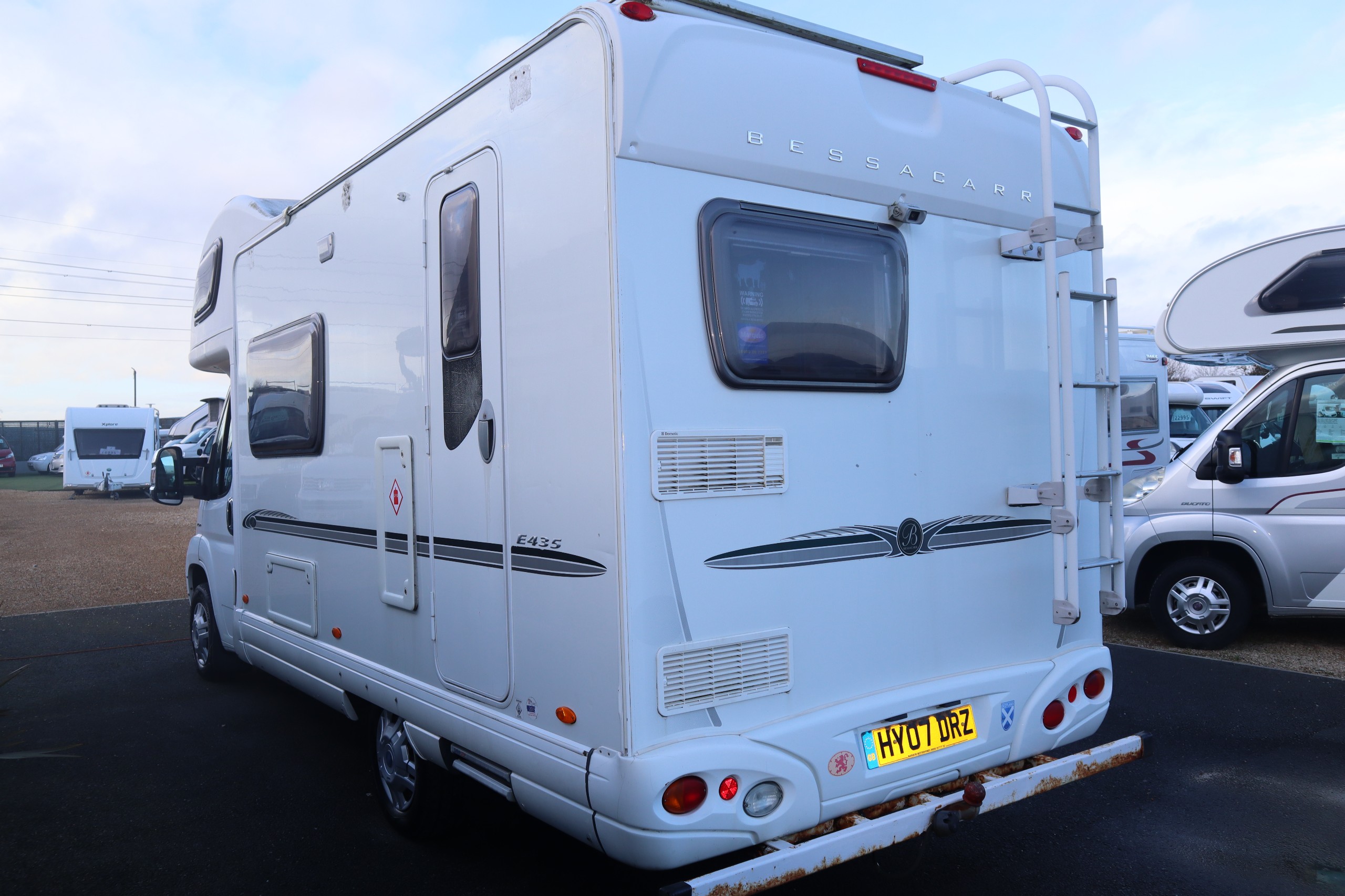 Bessacarr E435 Fiat Ducato, 5 Berth, 4 Belts, MOT, 12 Months Warranty, Habitation Service