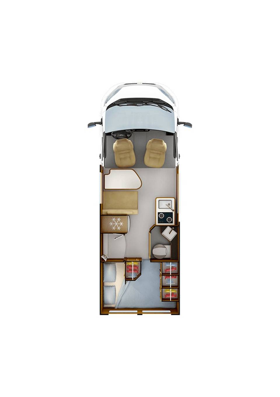Rapido V55 140BHP Automatic 3-Berth Compact Motorhome - Photo 1