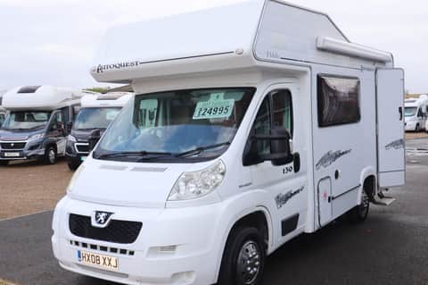 Elddis Autoquest 130 ELDDIS Autoquest 130, 5 Berth, 4 seat belts, Awning, Bike rack, Oven/Hob/Grill, Hot water, Heating