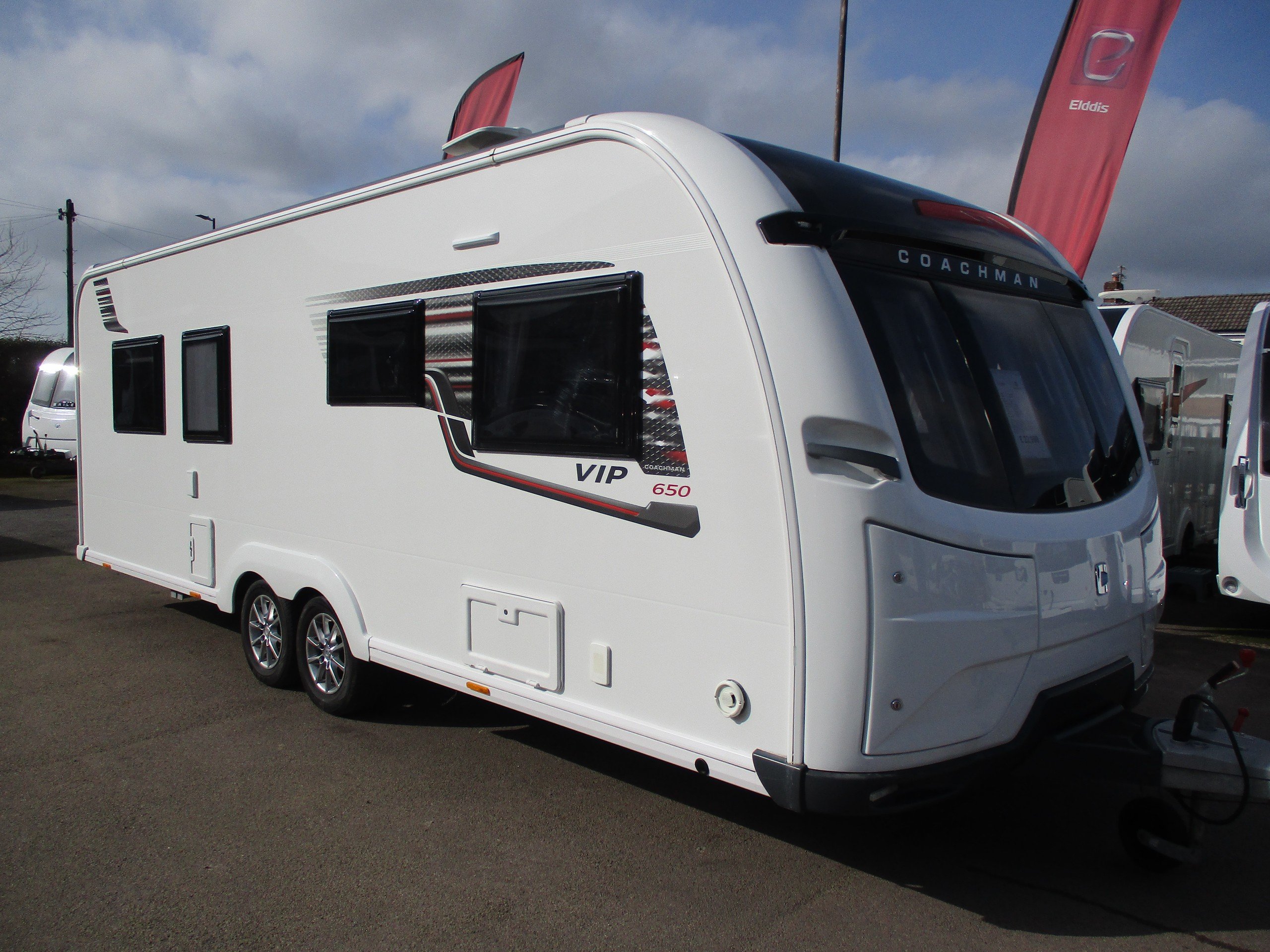 2018 Coachman VIP 650 - 4-Berth Caravan with Rear Island Bed