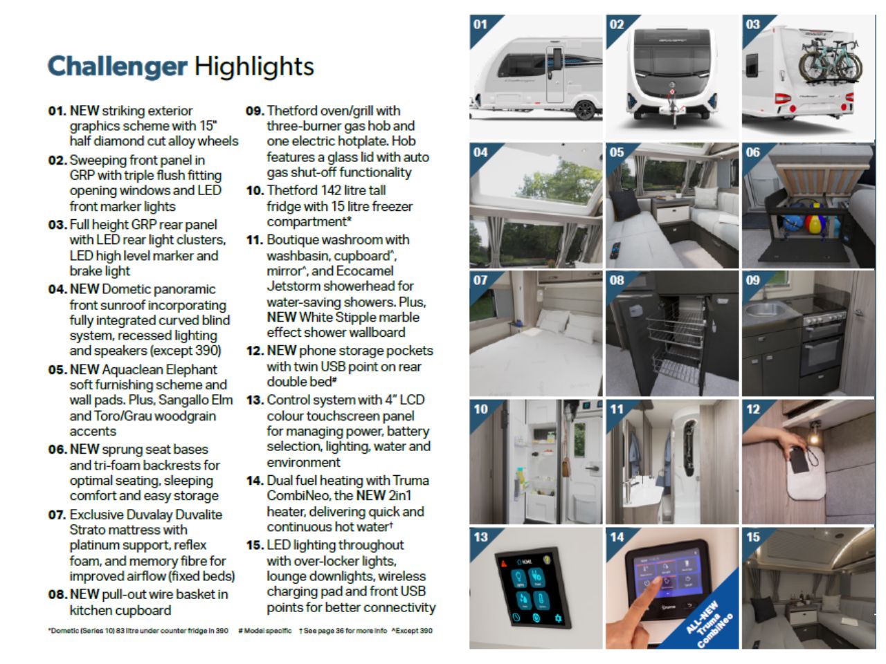 2026 Swift Challenger 500 New 4-Berth Caravan with French Bed