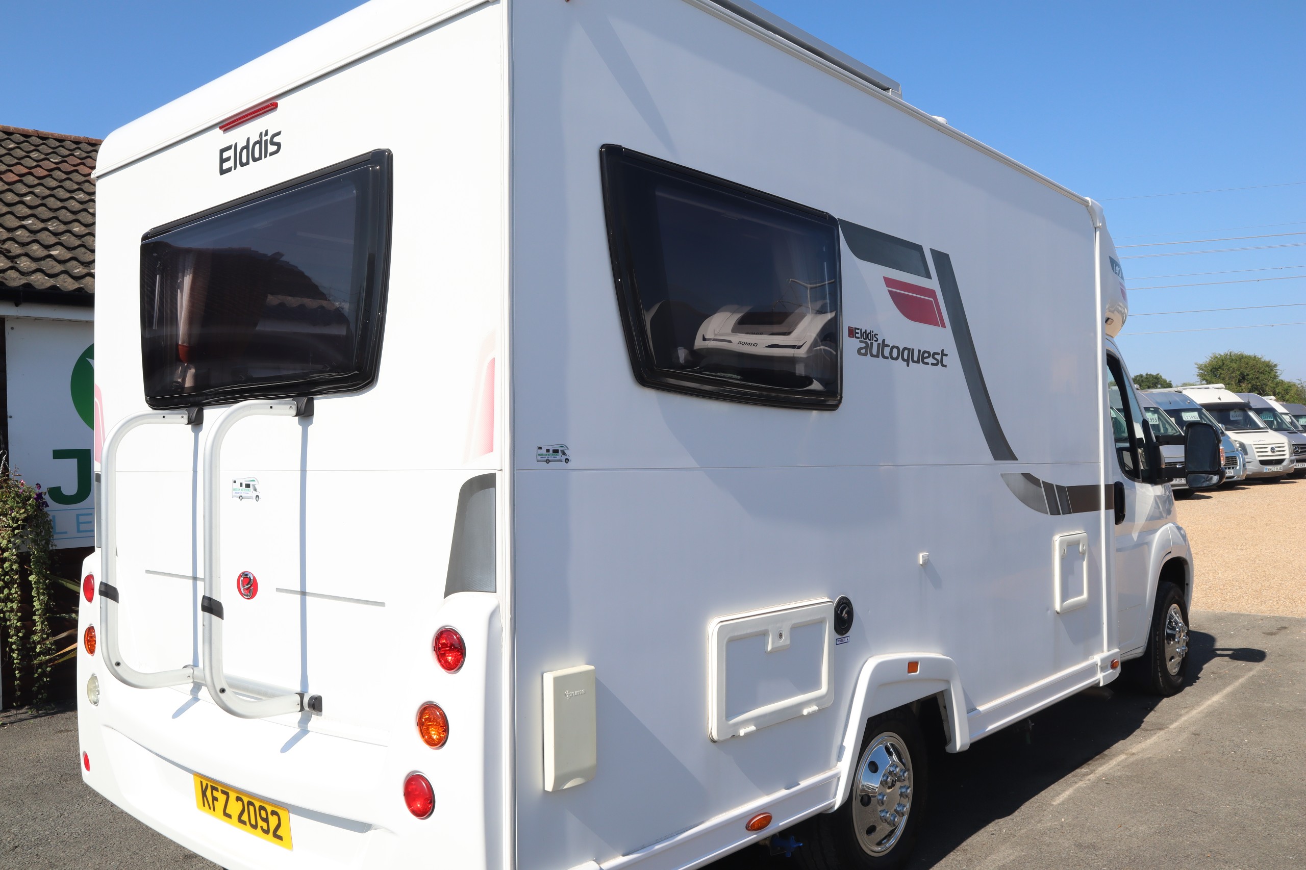 Elddis Autoquest 140 2012 Peugeot Boxer, 2 Berth, Rear Lounge, MOT, 12 Months Warranty, Habitation Service