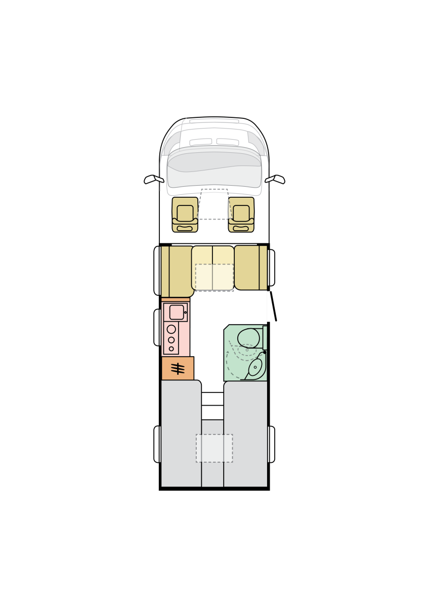 Fiat Adria Compact Supreme DL 140BHP (2024) 3-Berth Compact Motorhome