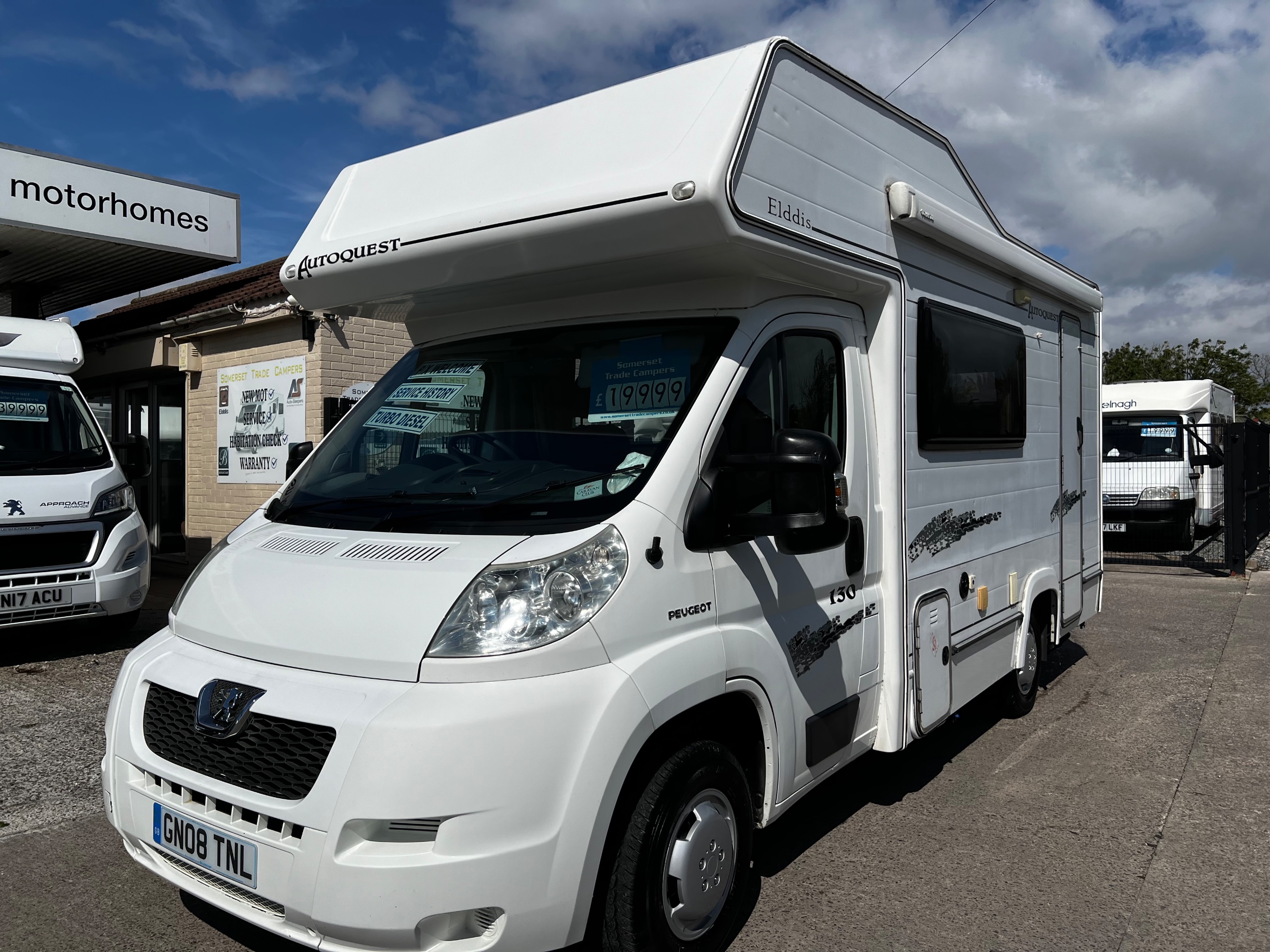 Elddis Autoquest NEW MOT. 5 Berth.   Rear belts