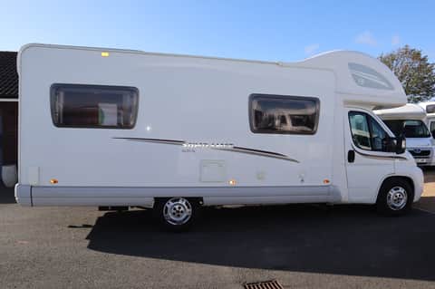 Swift Sundance 630 L Fiat Ducato 6 Berth, 6 Belts, Rear Lounge. MOT, 12 Months Warranty, Habitation Service