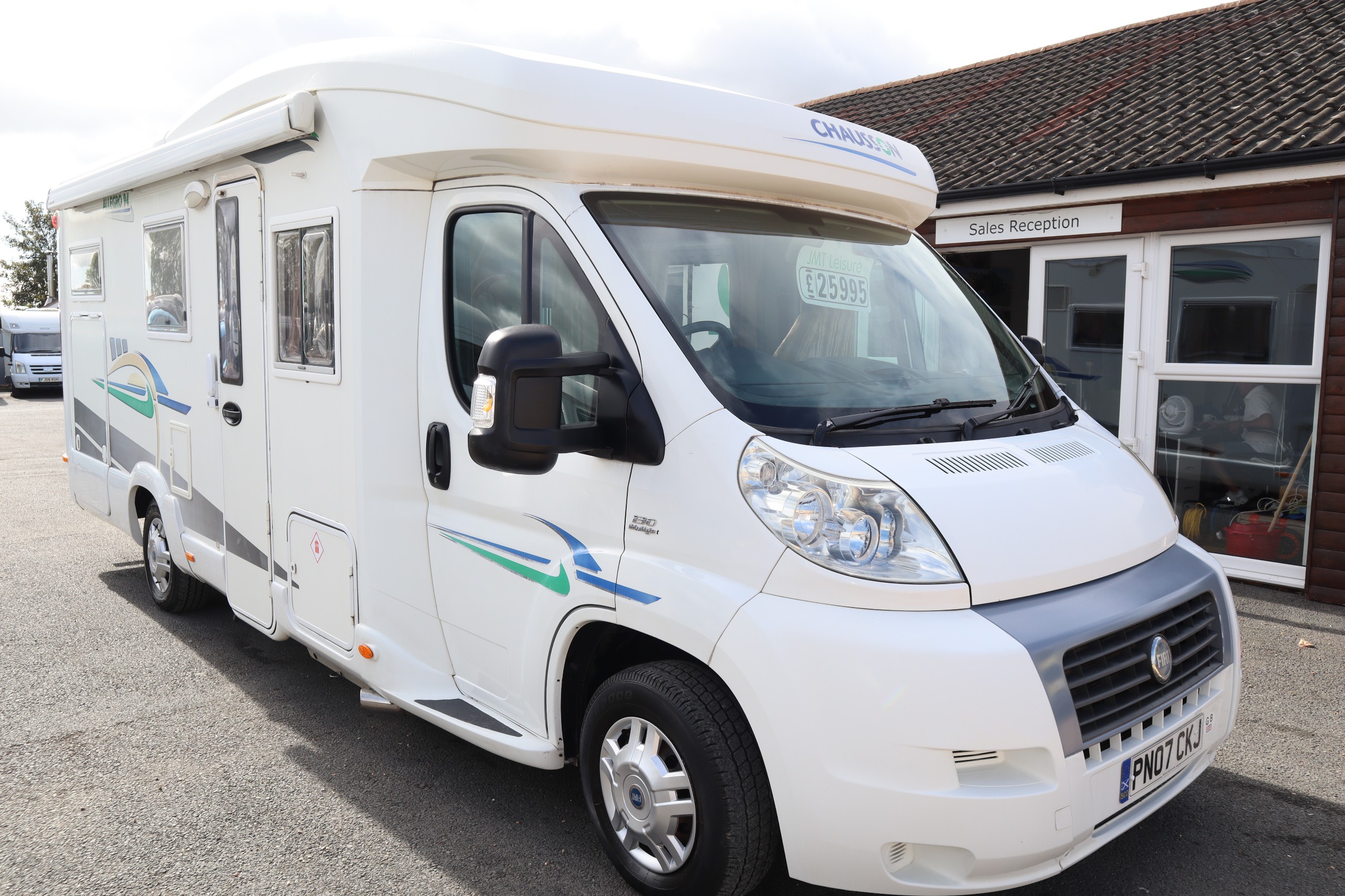 Chausson Allegro 94 Fiat Ducato, 3 Berth, 4 Belts, MOT, 12 Months Warranty, Habitation Service