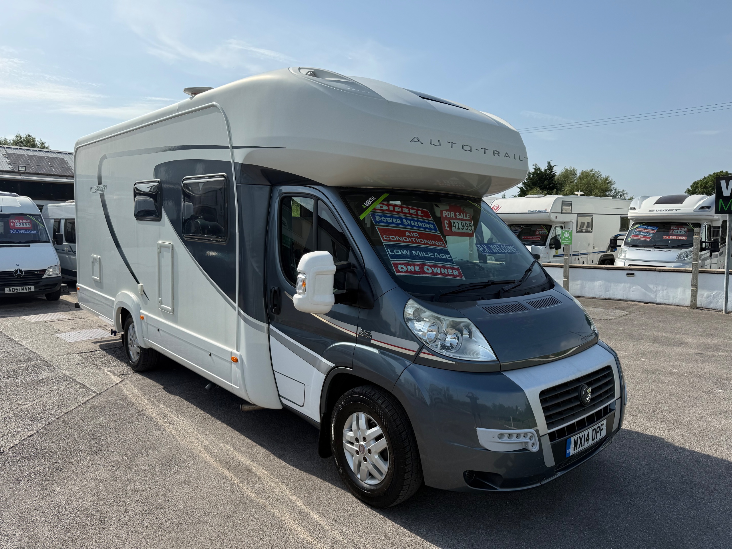 Auto-Trail Cherokee 4 Berth Fiat Ducato (One Owner )