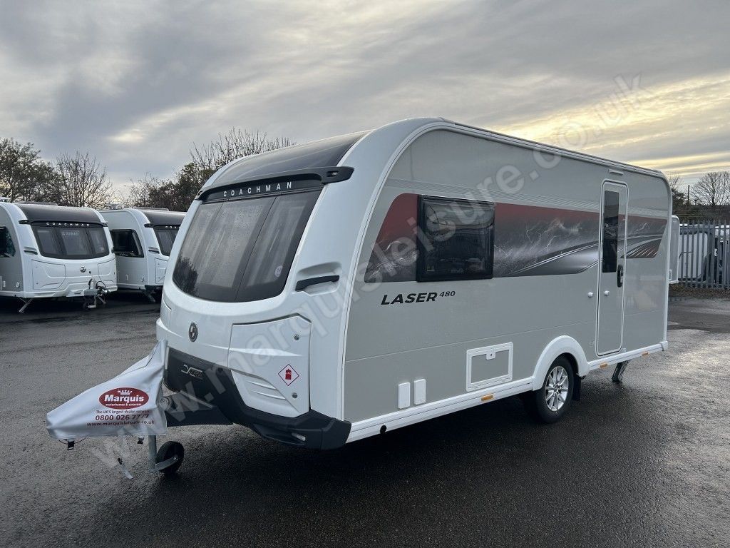 Coachman Laser 480 Xtra (2026) 2-Berth Caravan with End-Washroom