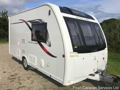 Lunar Stellar 2010 2 Berth Caravan with Twin Fixed Single Beds