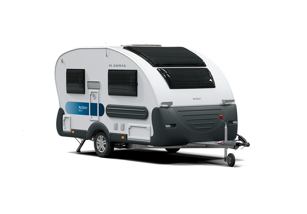 2025 Adria Action 361LT New 2-Berth Lightweight Caravan