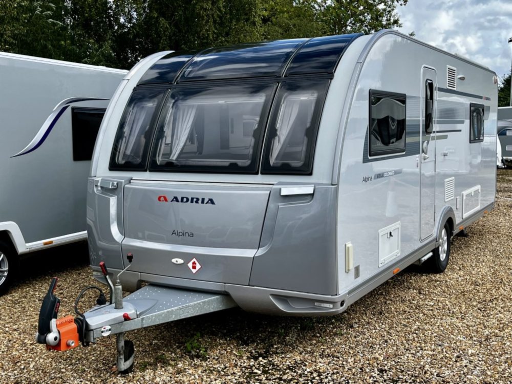 2023 Adria Alpina Colorado used 4 berth caravan with rear lounge