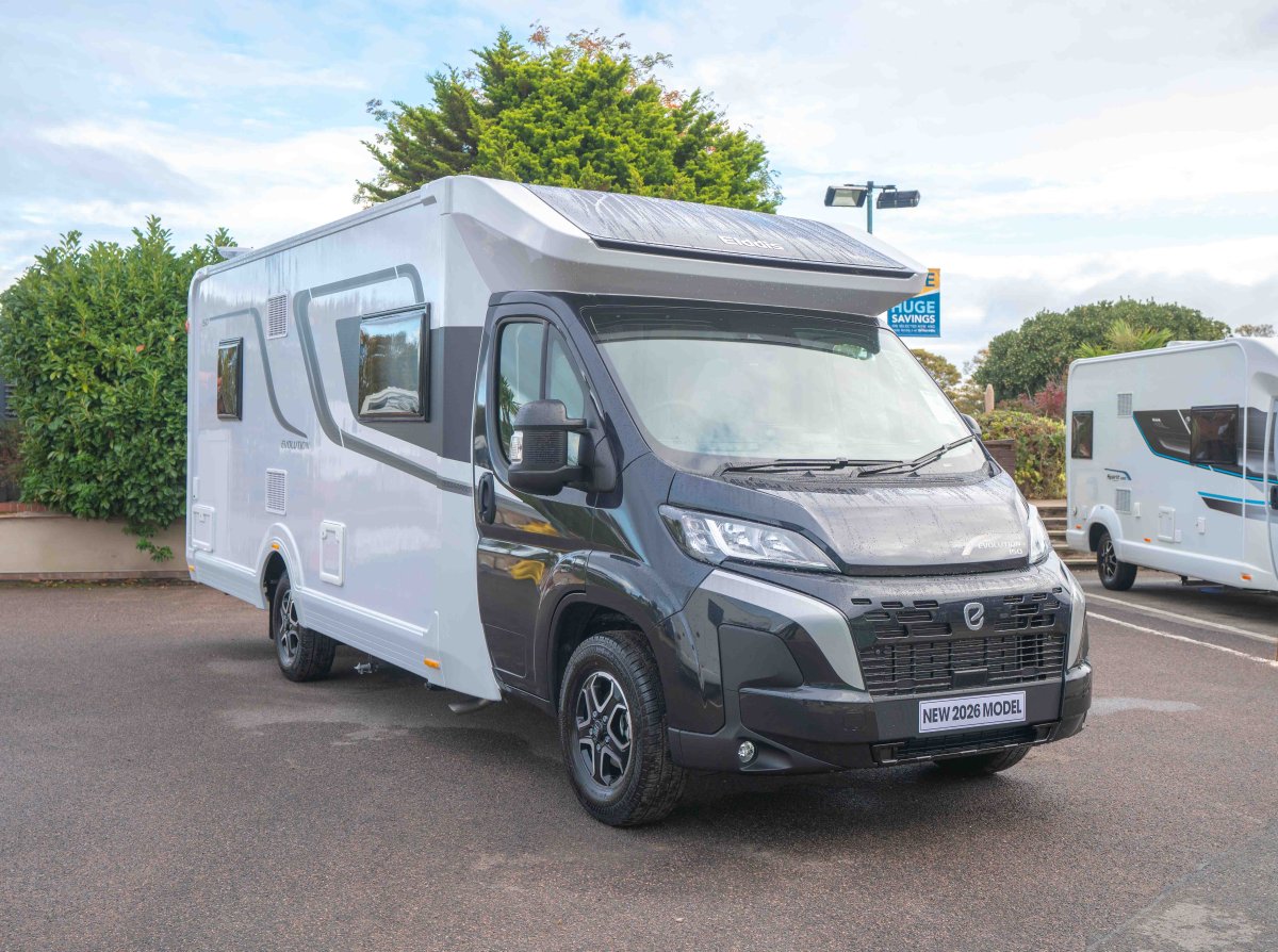 2026 Elddis Evolution 150 140BHP 4 Berth with Rear Island Bed