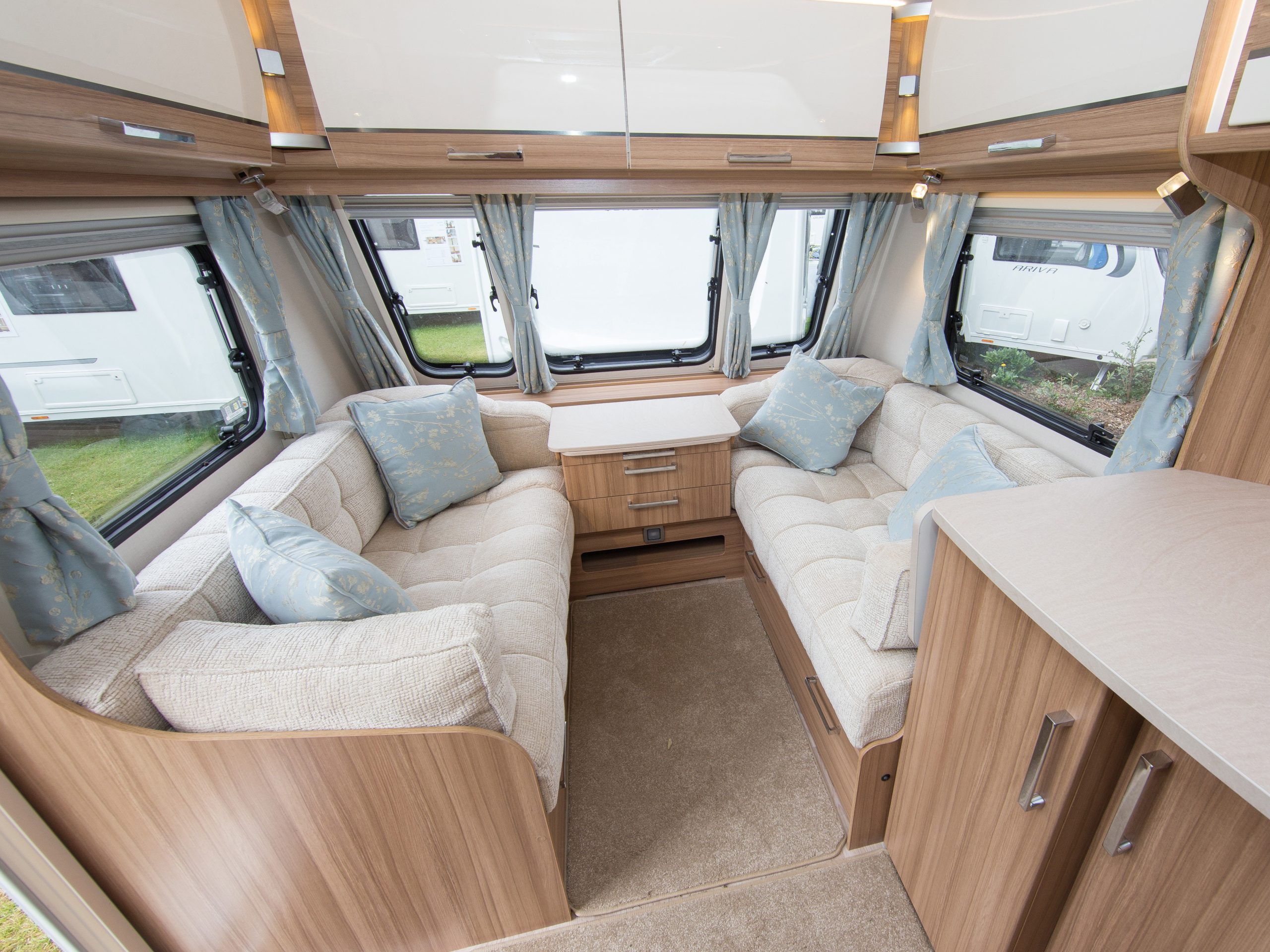 2017 Lunar Delta RI: 4 Berth Caravan with Transverse Island Bed