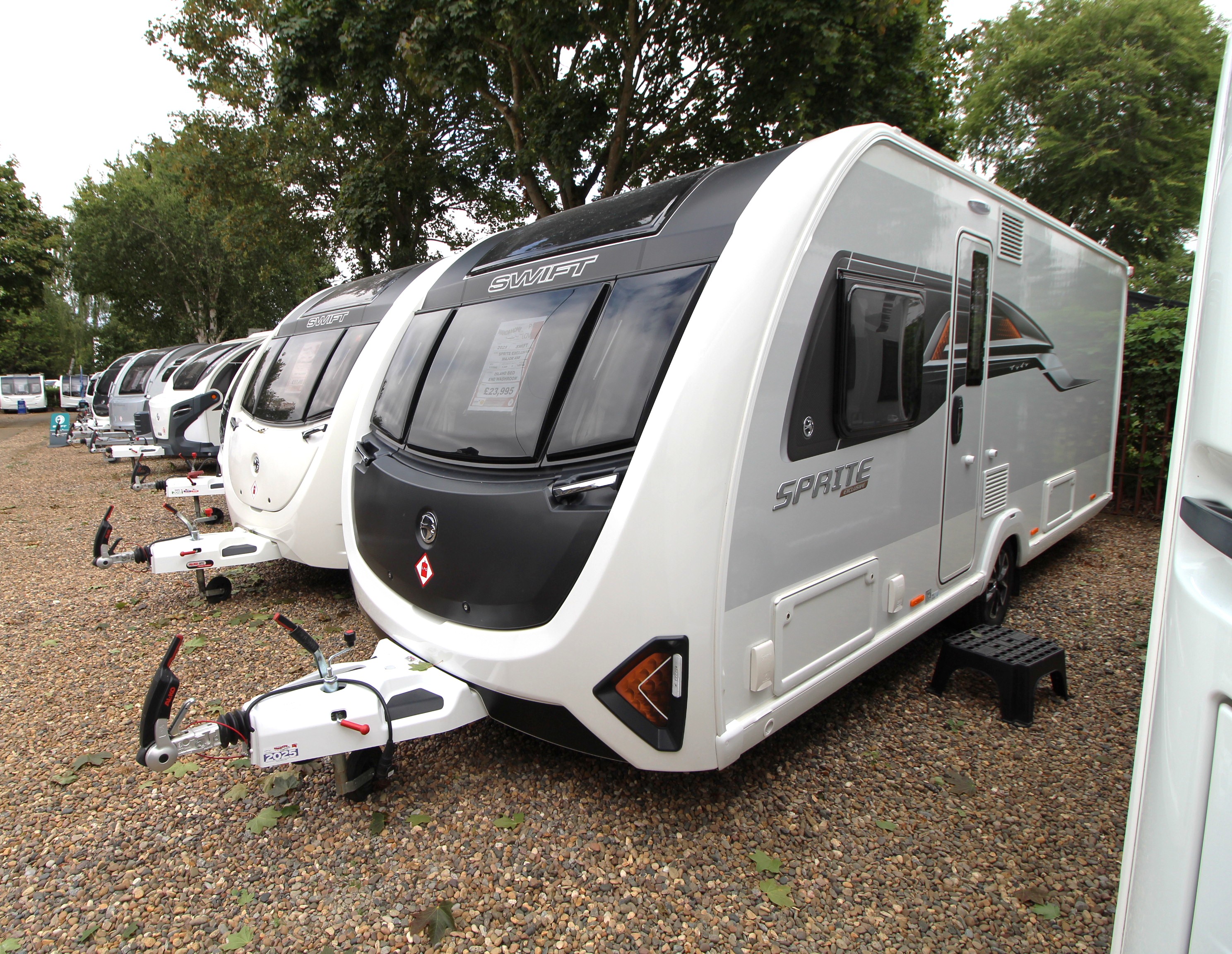 2025 Sprite Exclusive 4SB New 4-Berth Caravan with Island Bed