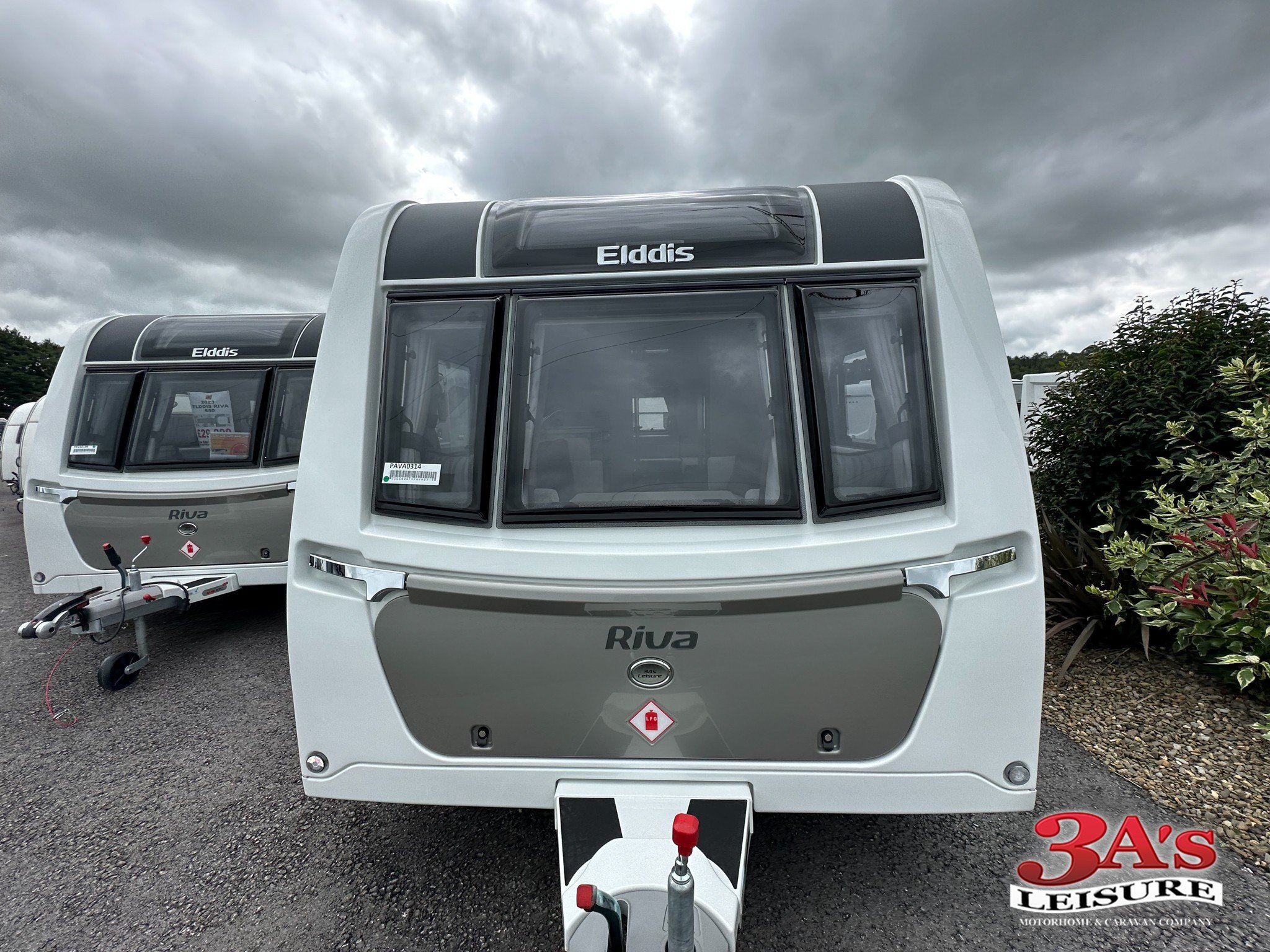 2023 Elddis Riva 585 Used 2-Berth Caravan with Island Bed