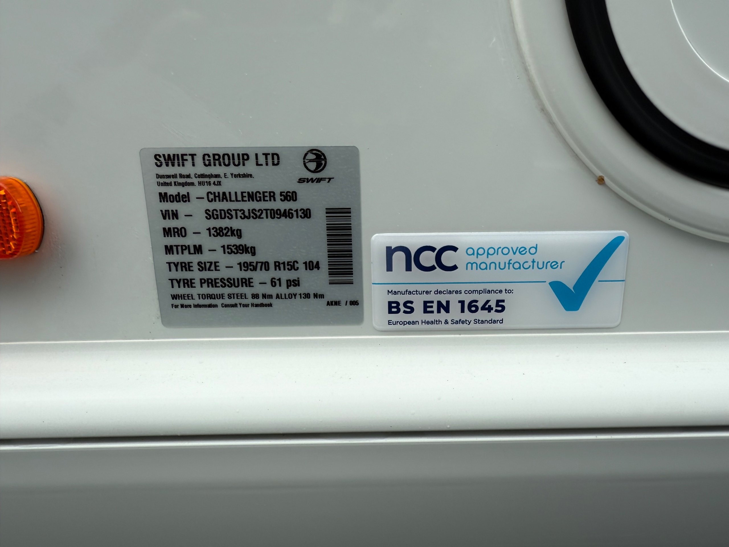 2026 Swift Challenger 560