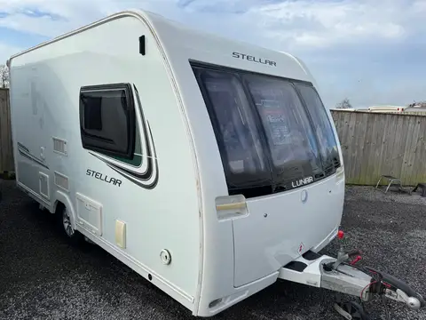 2013 Lunar Stellar - Lightweight 2-Berth Caravan with End Kitchen