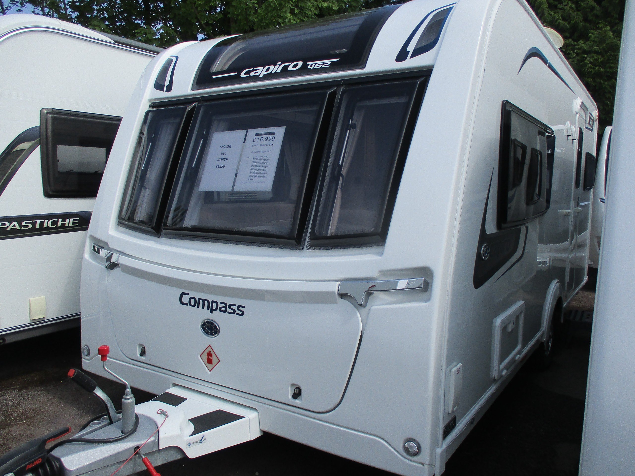 2019 Compass Capiro 462 4-Berth Caravan with Motor Mover
