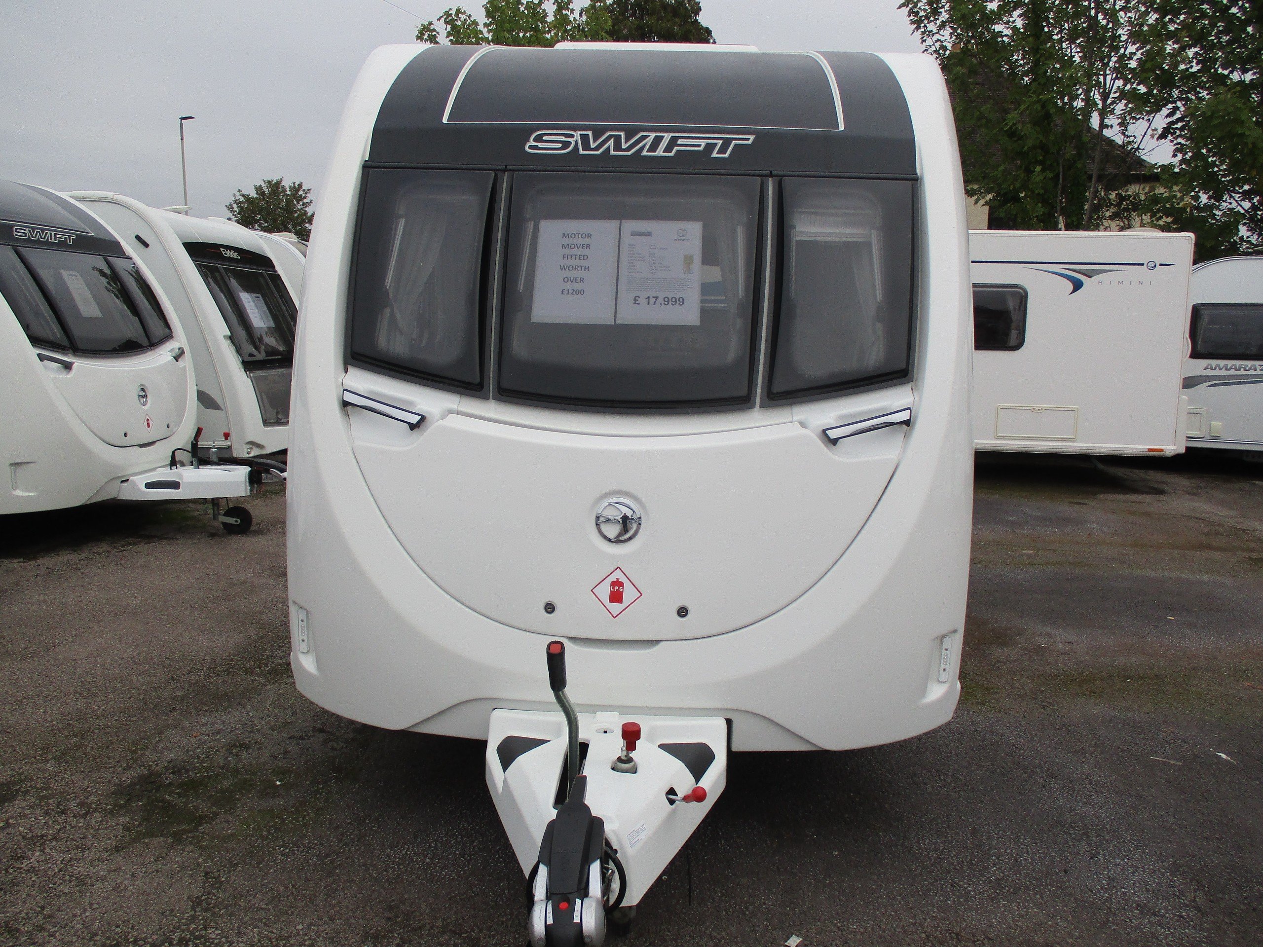 2023 Swift Sprite Compact Mover fitted