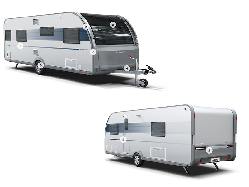 2025 Adria Adora 623 DT Isonzo - New 4-Berth with Island Bed