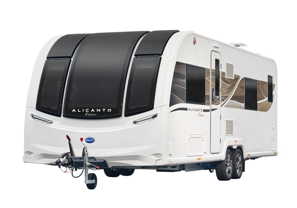 2025 Bailey Alicanto Grande Deluxe Alvor – New 8ft Wide 4-Berth with Island Bed
